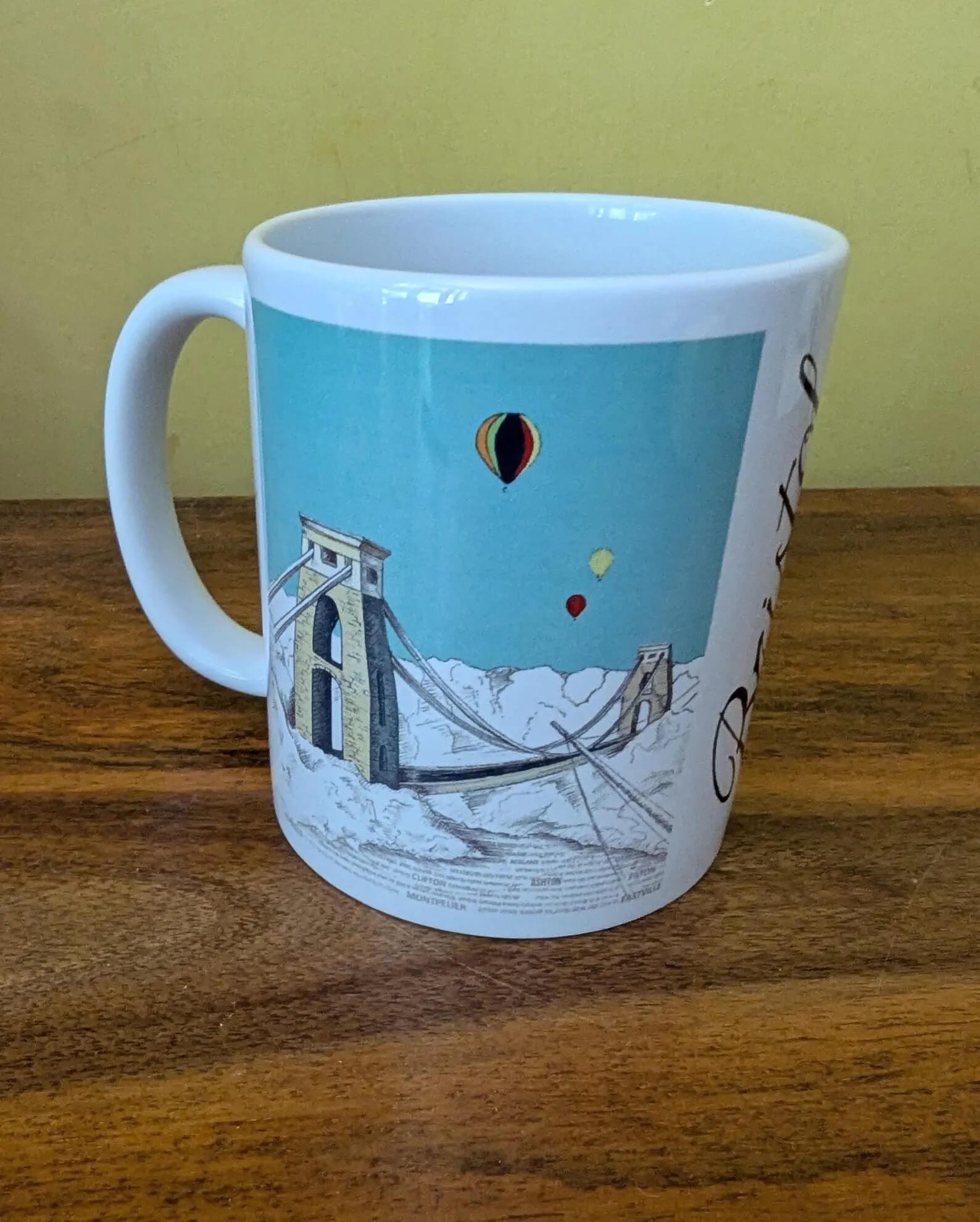 Bristol Ceramic Mug Blue Bridge Bristol Mug (various designs) homeware shops bristol gift shops bristol KBT Bristol