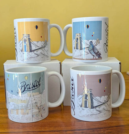 Bristol Ceramic Mug Bristol Mug (various designs) homeware shops bristol gift shops bristol KBT Bristol