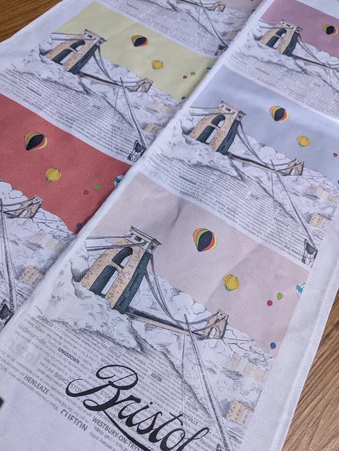 Tea Towel Bristol Tea Towel (various designs) homeware shops bristol gift shops bristol KBT Bristol