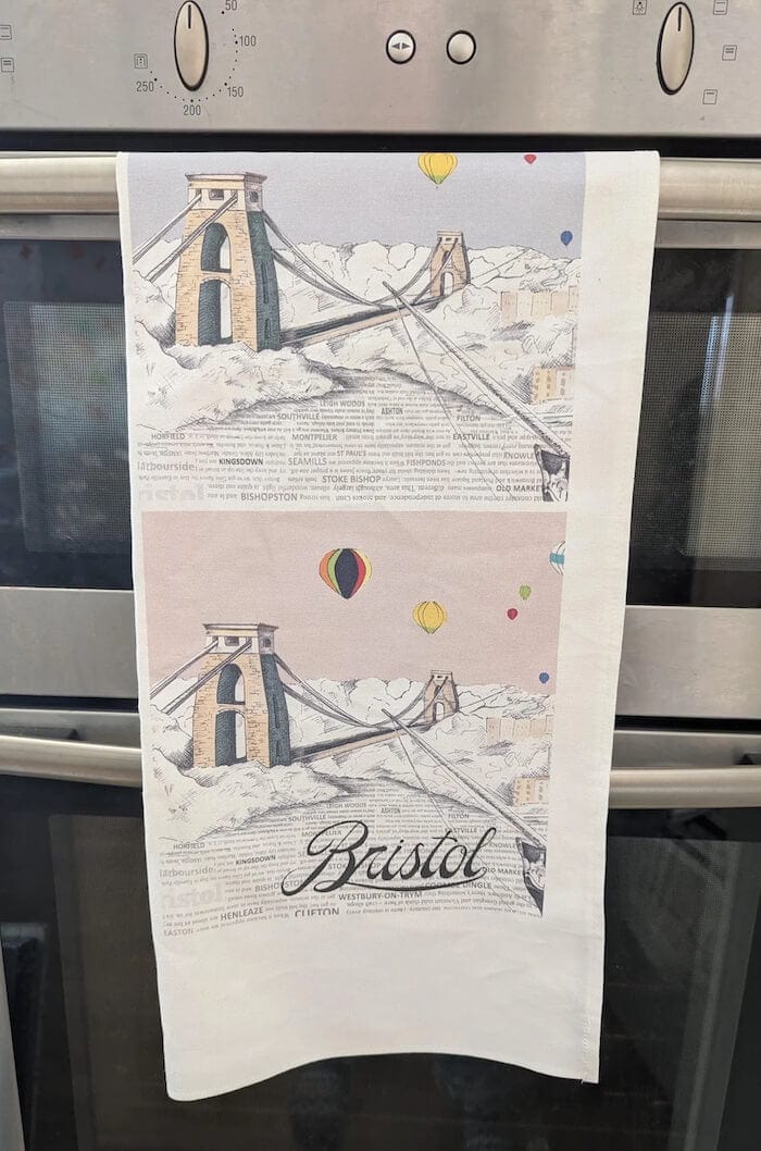 Tea Towel Bristol Tea Towel (various designs) homeware shops bristol gift shops bristol KBT Bristol