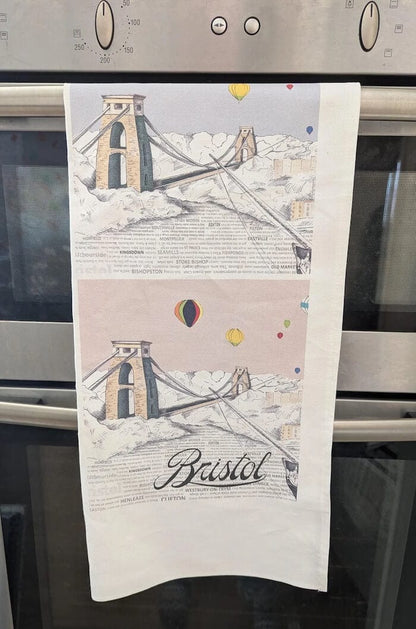 Tea Towel Bristol Tea Towel (various designs) homeware shops bristol gift shops bristol KBT Bristol