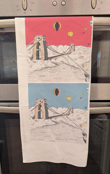 Tea Towel Bristol Tea Towel (various designs) homeware shops bristol gift shops bristol KBT Bristol