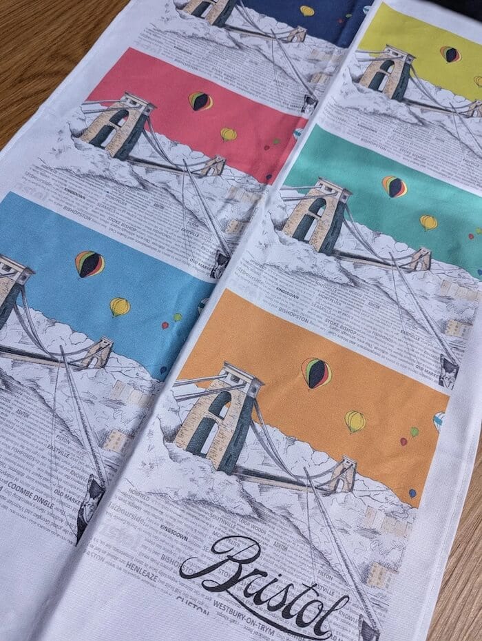 Tea Towel Bristol Tea Towel (various designs) homeware shops bristol gift shops bristol KBT Bristol