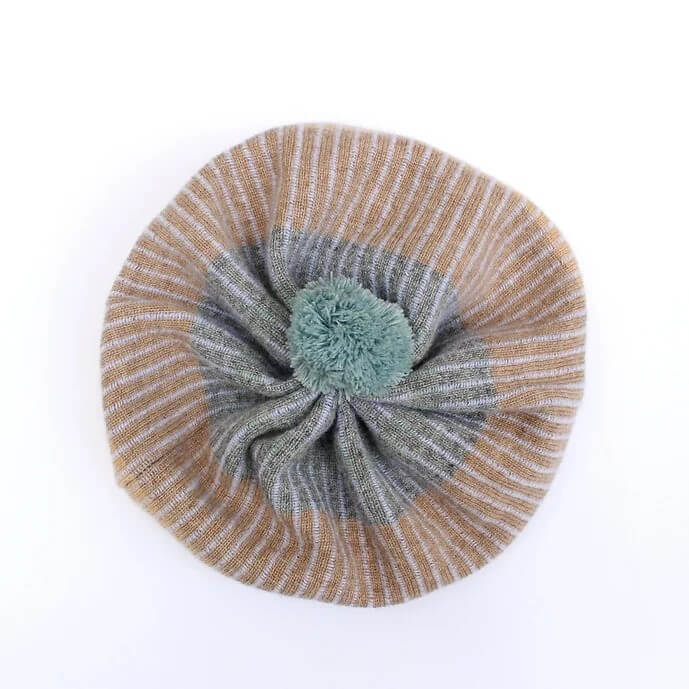 Knitluxe Studio Hats Skye - Knitted Geelong Merino Lambswool Hat