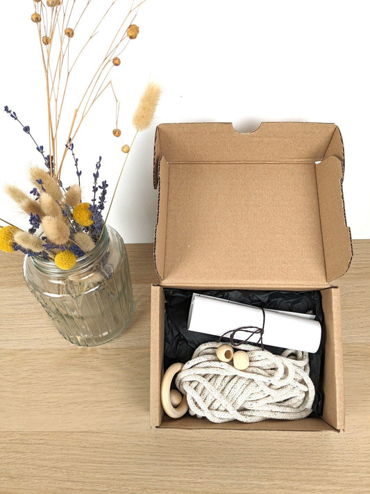 Knots and Stalks Plant Hanger Recycled Cotton Plant Hanger - DIY Kit