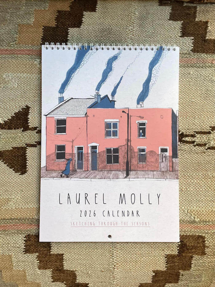 2026 Calendar 2026 Laurel Molly Calendar homeware shops bristol gift shops bristol Laurel Molly