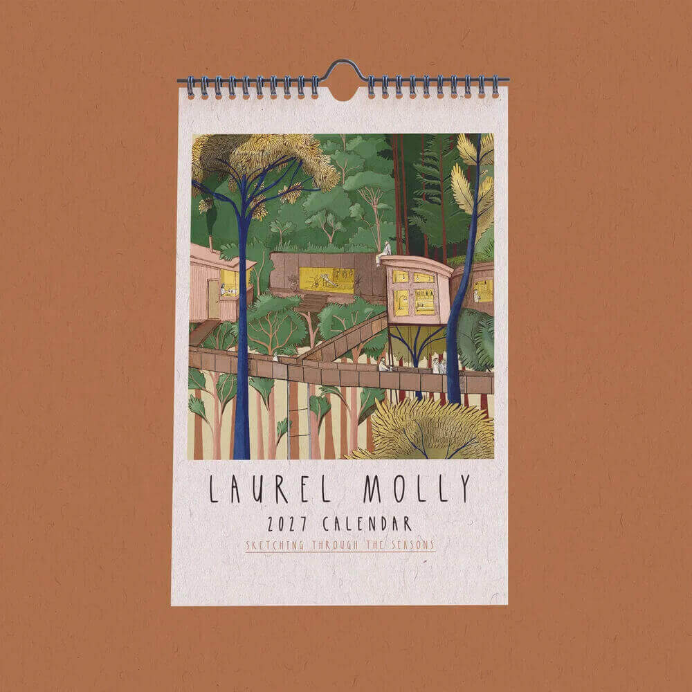 2026 Calendar 2027 Laurel Molly Calendar homeware shops bristol gift shops bristol Laurel Molly