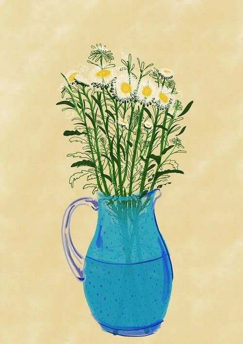 Print Digital print of Daisy Vase Digital Print of Bristol Scenes A5 (various designs) homeware shops bristol gift shops bristol Laurel Molly