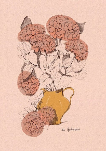 Print Giclee Print of Les Hortensias (pink) Giclee Print of Bristol Scenes A3 (various designs) homeware shops bristol gift shops bristol Laurel Molly