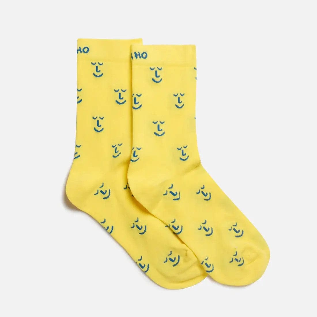 Leiho Socks Smiley Bamboo Socks - 'Happy Sunshine' Yellow