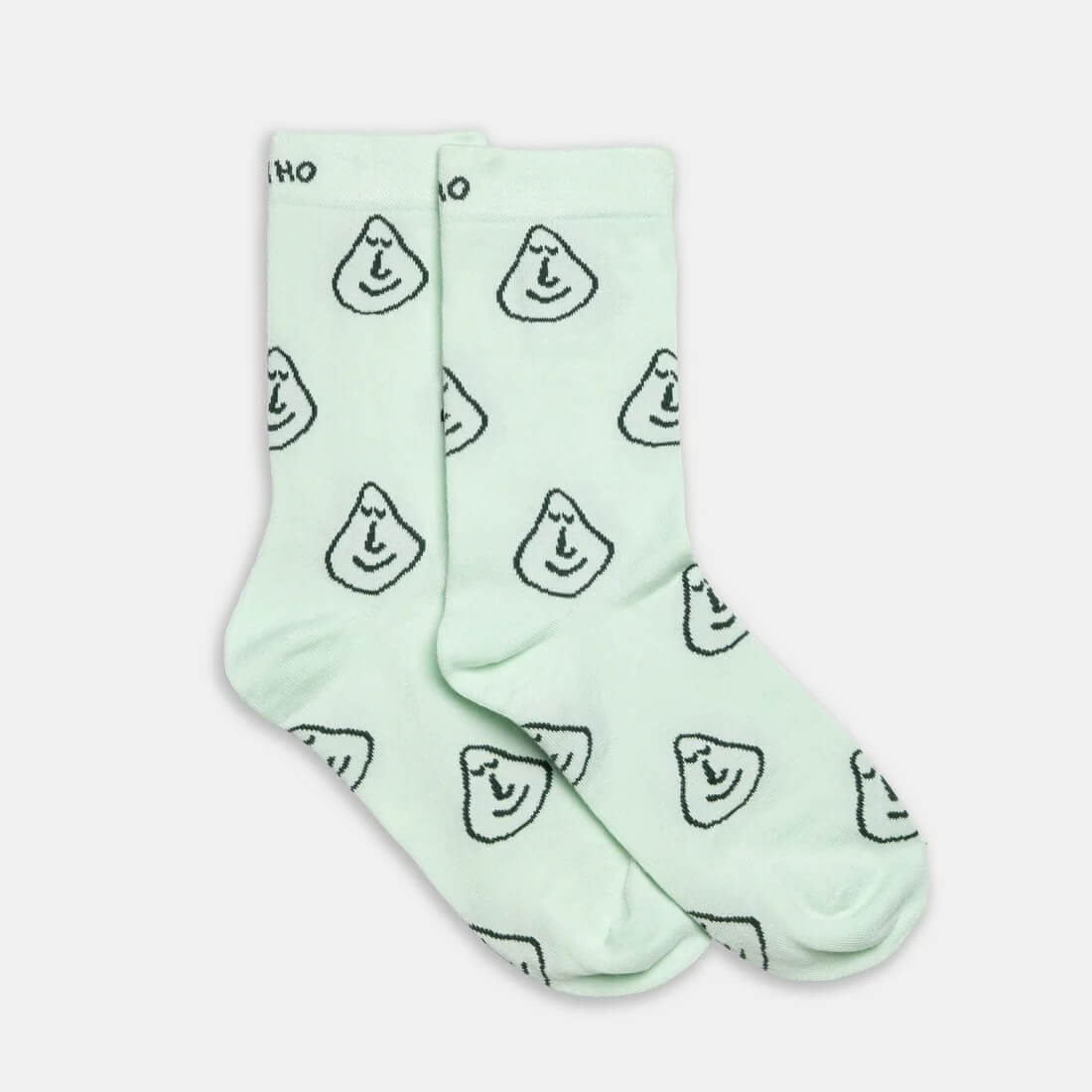 Leiho Socks Smiley Bamboo Socks - We're Mint To Be
