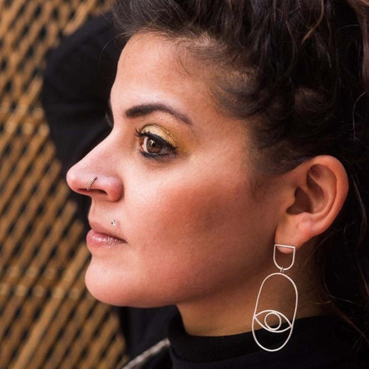 Earrings Statement Eye - Drop Earrings homeware shops bristol gift shops bristol Lima Lima