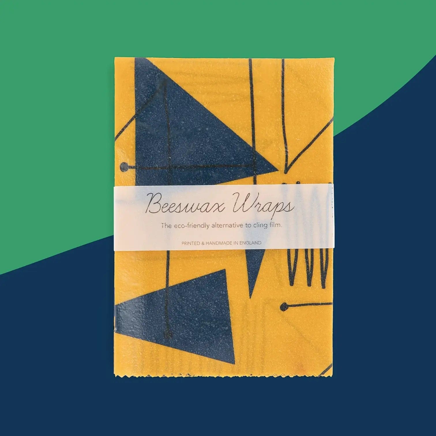 Lucas Loves Large Beeswax Food Wraps 'DAY' - Mustard