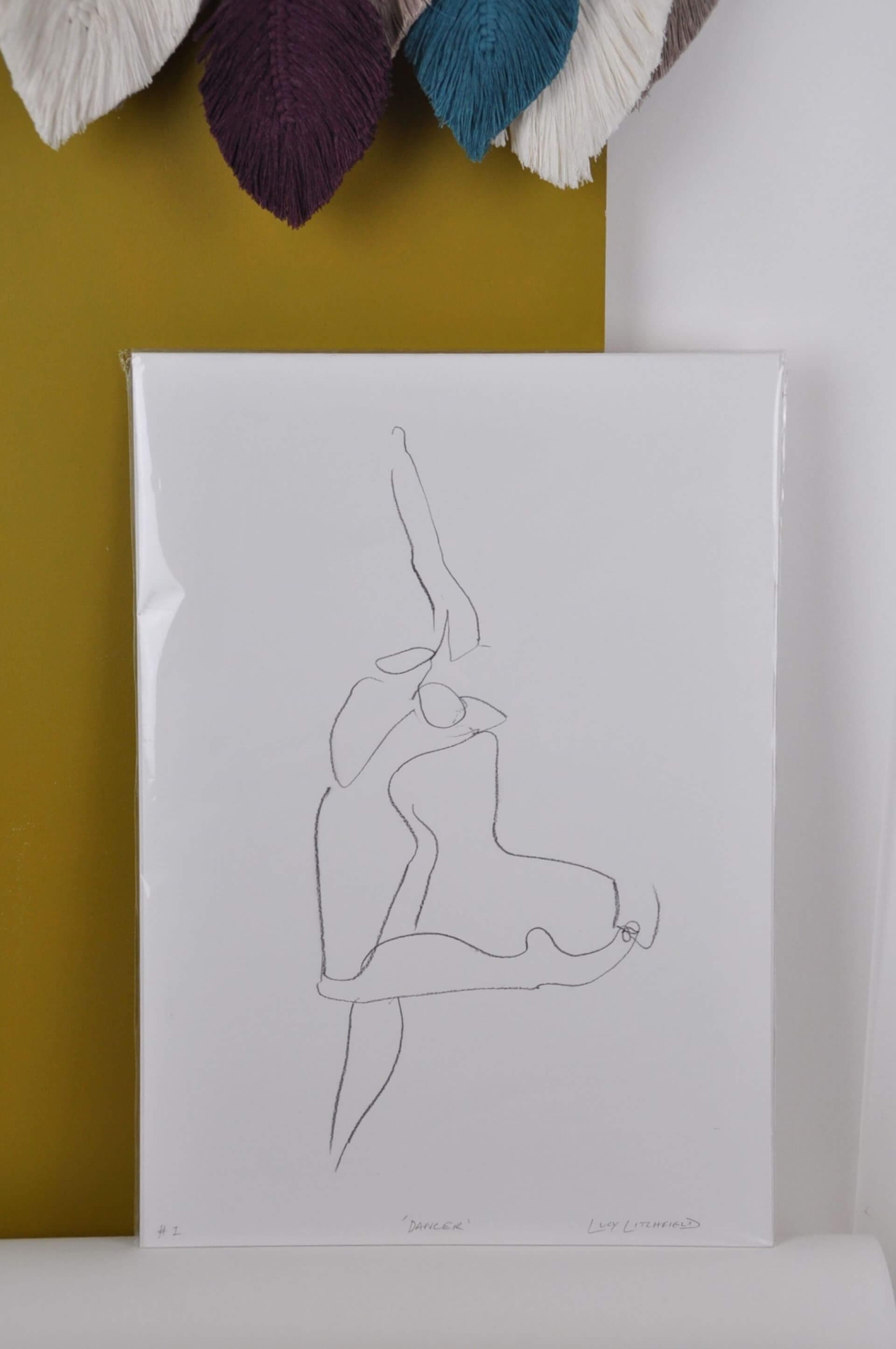 Lucy Litchfield Prints Printed Figures - 'Dancer'