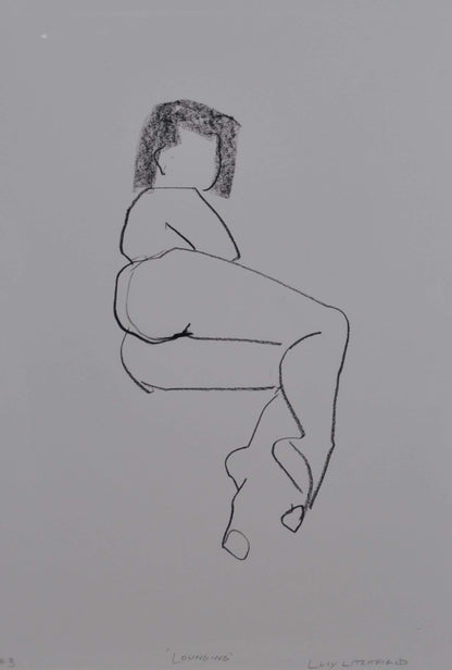 Lucy Litchfield Prints Printed Figures - 'Lounging'