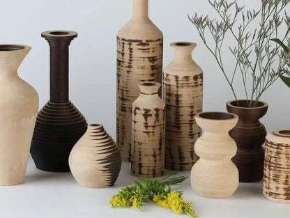 Vase Contemporary Wooden Vase (various styles) homeware shops bristol gift shops bristol Lucy Robinson Designs