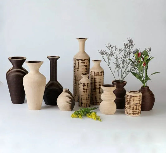 Vase Contemporary Wooden Vase (various styles) homeware shops bristol gift shops bristol Lucy Robinson Designs