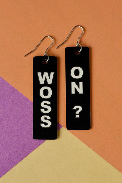 Earrings 'Bristol Sayings' Formica Dangle Earrings (Various Designs) homeware shops bristol gift shops bristol Lucy Turner