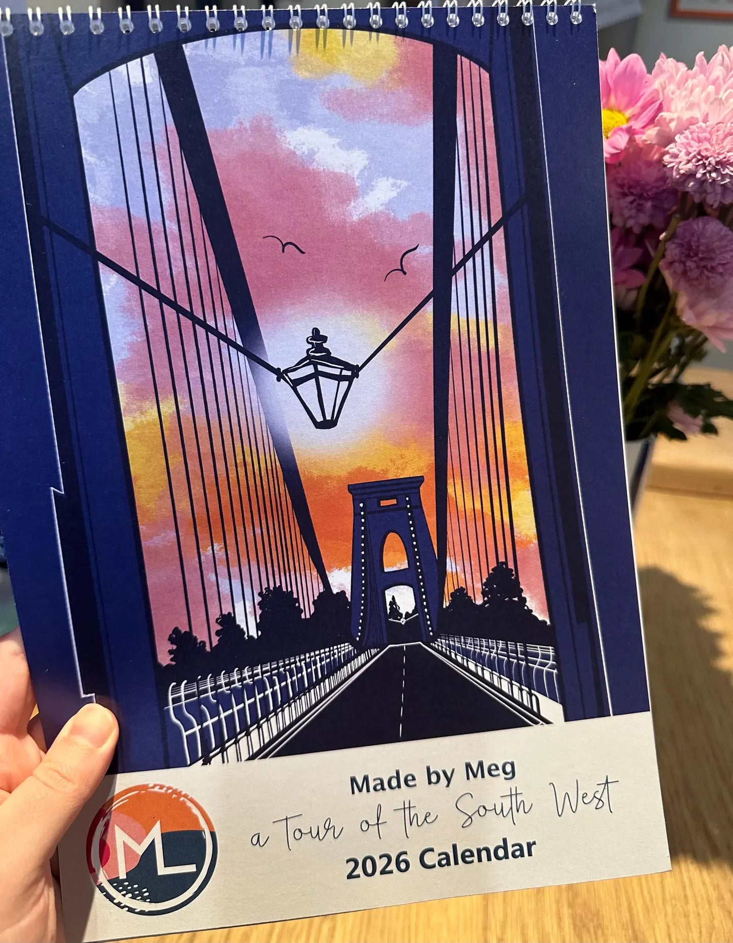 Bristol Calendar 2026 Bristol Scenes - Calendar homeware shops bristol gift shops bristol Made By Meg