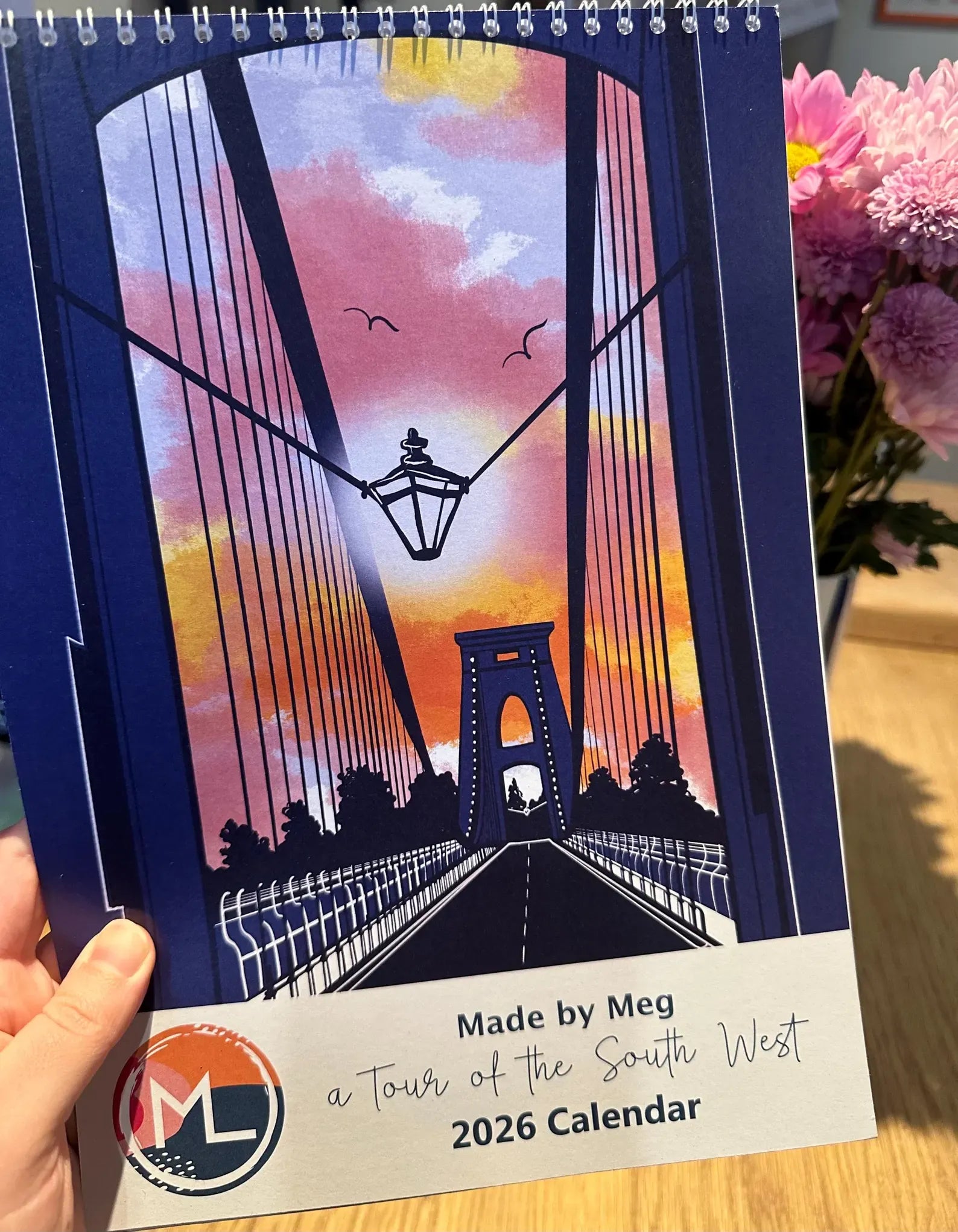 Bristol Calendar 2026 Bristol Scenes - Calendar homeware shops bristol gift shops bristol Made By Meg