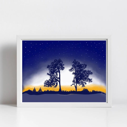 Illustrated Bristol Print A4 Unframed (not pictured) Clifton Downs homeware shops bristol gift shops bristol Made By Meg