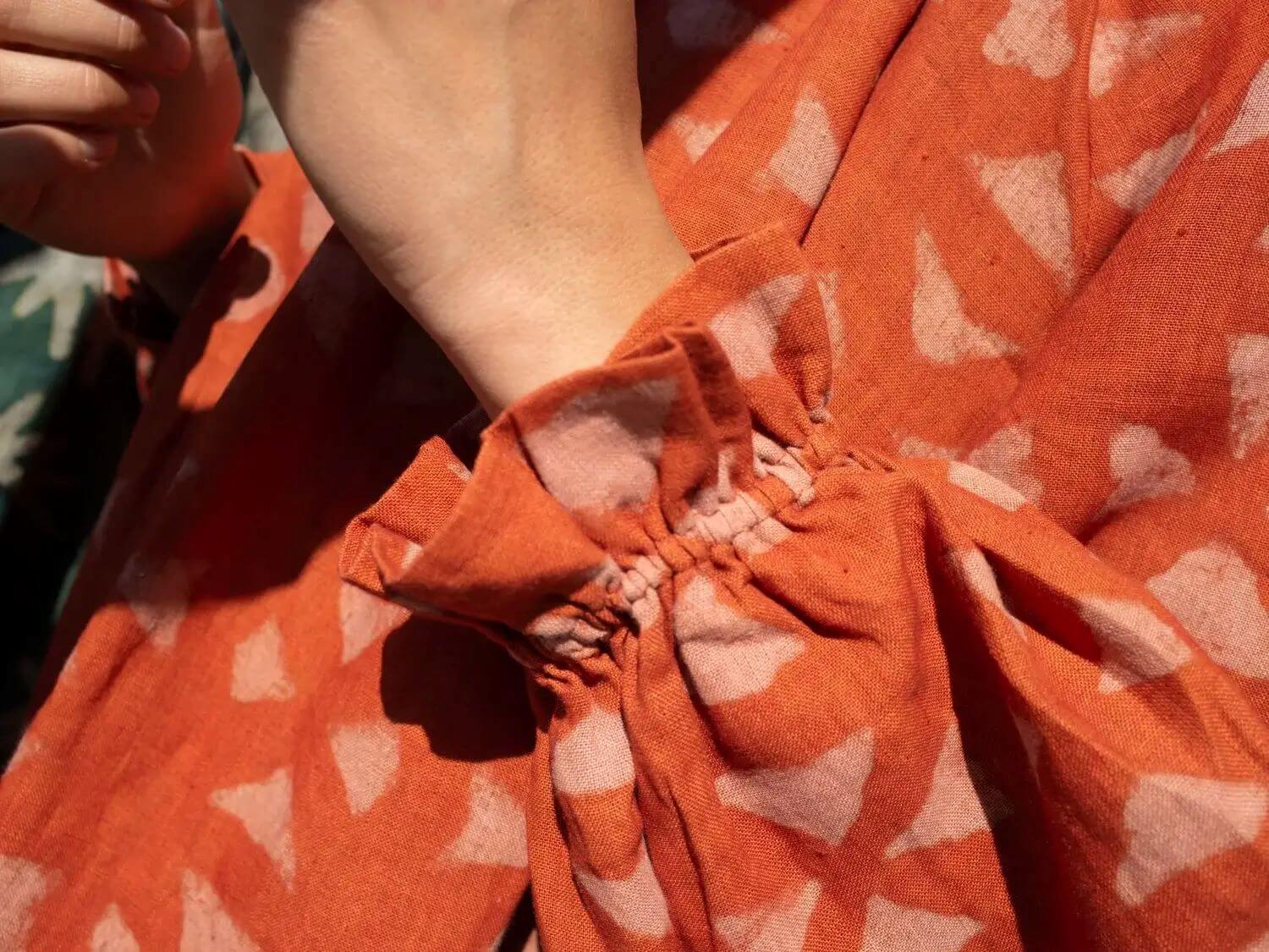 Linen Mini Dress Linen Joanie dress in Clementine homeware shops bristol gift shops bristol Mahika Kala