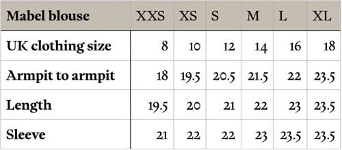 Long sleeved blouse Mabel Long Sleeved Blouse In Sherbert Stripe homeware shops bristol gift shops bristol Mahika Kala