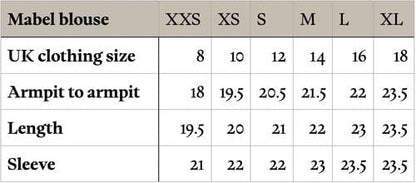 Long sleeved blouse Mabel Long Sleeved Blouse In Sherbert Stripe homeware shops bristol gift shops bristol Mahika Kala