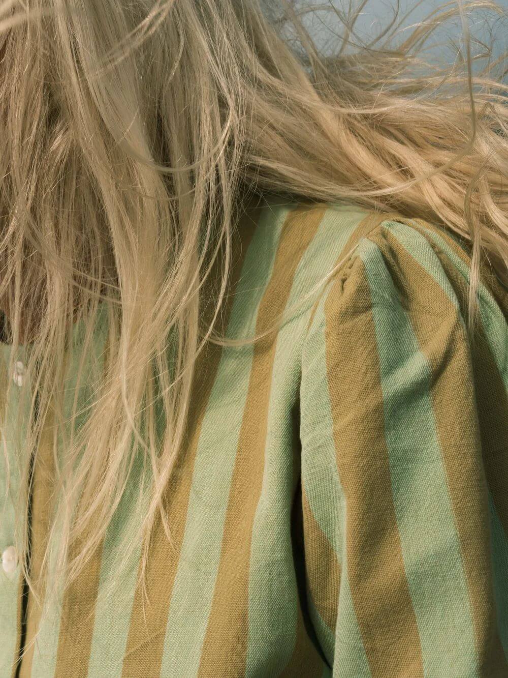 Long sleeved blouse Mabel Long Sleeved Blouse In Sherbert Stripe homeware shops bristol gift shops bristol Mahika Kala