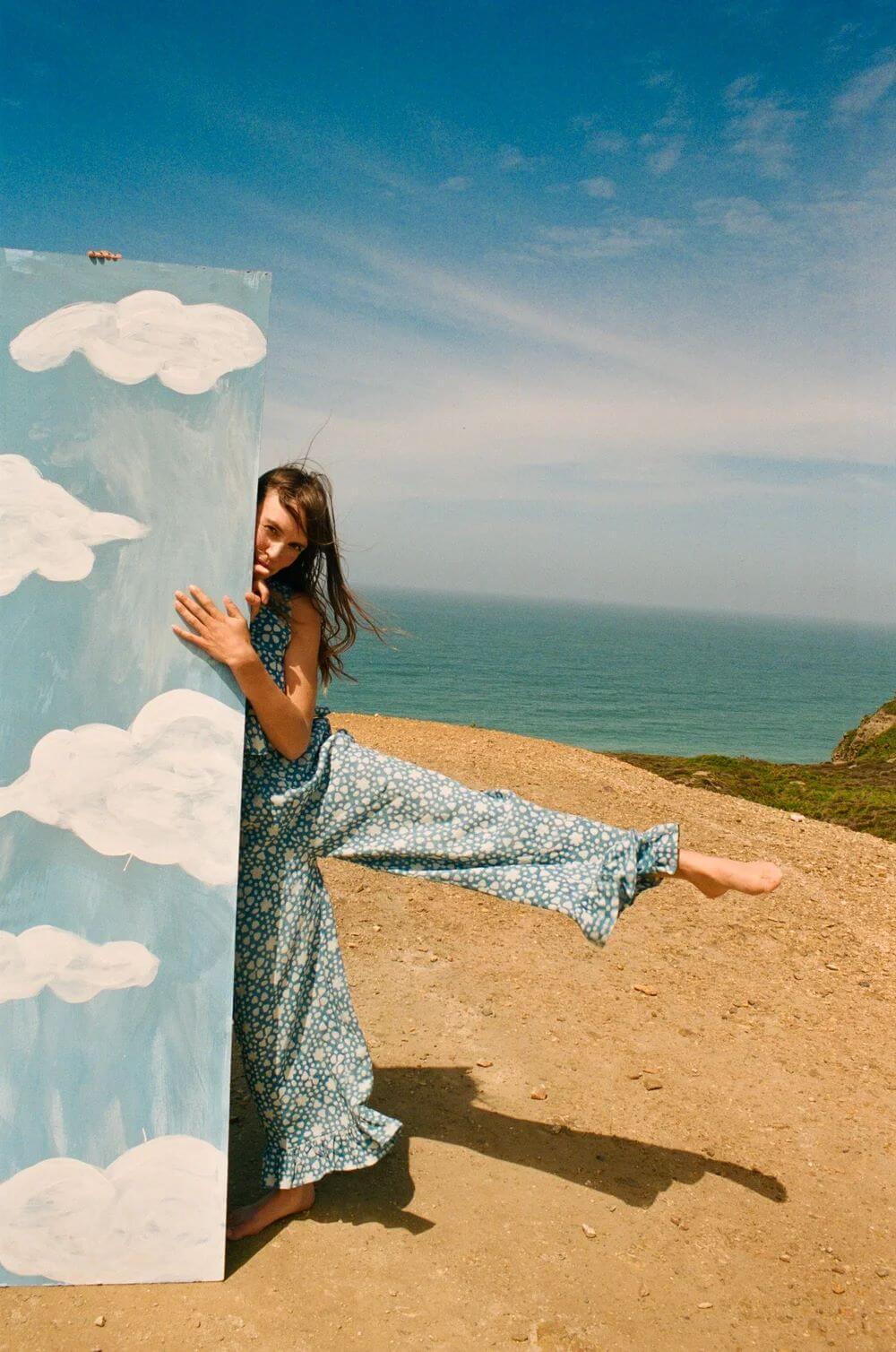 Wide Leg Linen Trousers 'Suki' Wide Leg Linen Trousers - Indigo Jelly homeware shops bristol gift shops bristol Mahika Kala