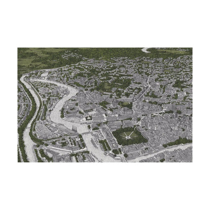 Screenprint ‘Bristol Aerial Print’ — Limited Edition Print (various sizes available) homeware shops bristol gift shops bristol Michael Paul Lewis