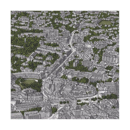 Screenprint ‘Bristol Aerial Print’ — Limited Edition Print (various sizes available) homeware shops bristol gift shops bristol Michael Paul Lewis