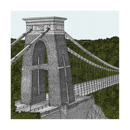 Screenprint ‘Clifton Suspension Bridge Print’ — Limited Edition Print (various sizes available) homeware shops bristol gift shops bristol Michael Paul Lewis