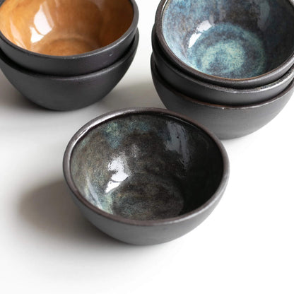 Handmade Bowls Oceans Deep Dip Bowl (Various Glazes) homeware shops bristol gift shops bristol Naked Clay Ceramics
