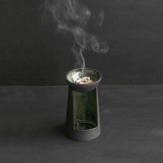Handmade Oil Burner Oil Burner (Various Glazes) homeware shops bristol gift shops bristol Naked Clay Ceramics