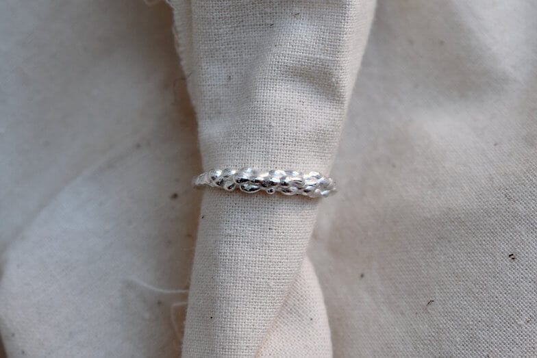 Recycled Silver Ring Recycled Silver 'Coral' Ring (Various Sizes) homeware shops bristol gift shops bristol Nautilus Designs