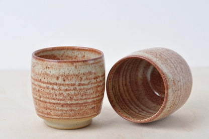 Ceramics Buff Stoneware Yunomi Cup with Rusty White Glaze homeware shops bristol gift shops bristol Nicholas Dover Ceramics