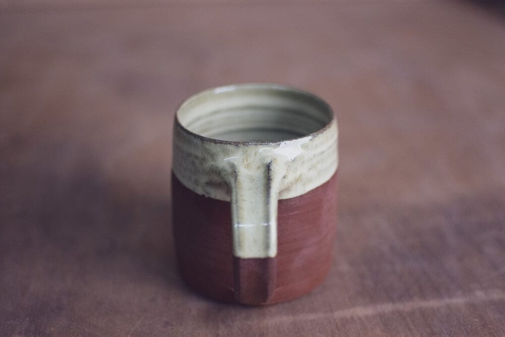 Ceramics Red Stoneware 'Nuka' Dipped Mug homeware shops bristol gift shops bristol Nicholas Dover Ceramics