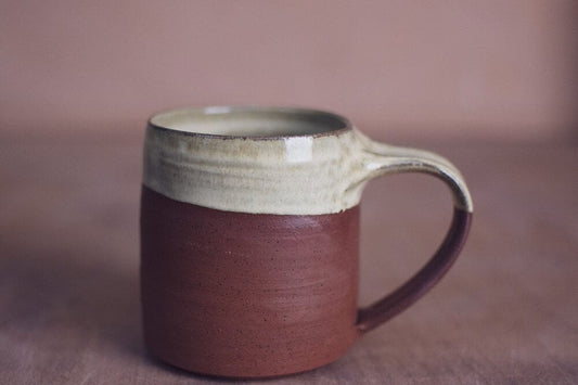 Nicholas Dover Ceramics Ceramics Red Stoneware 'Nuka' Dipped Mug