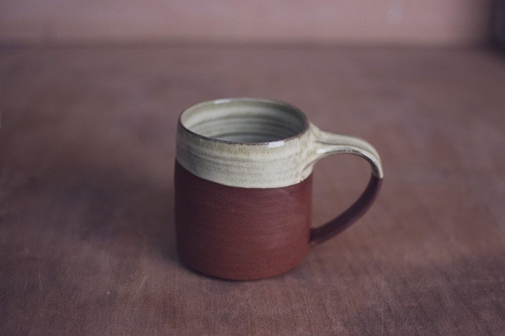 Nicholas Dover Ceramics Ceramics Red Stoneware 'Nuka' Dipped Mug