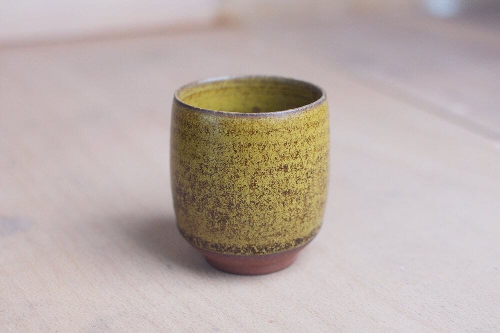 Nicholas Dover Ceramics Red Stoneware Cup with 'Tea Dust' Glaze
