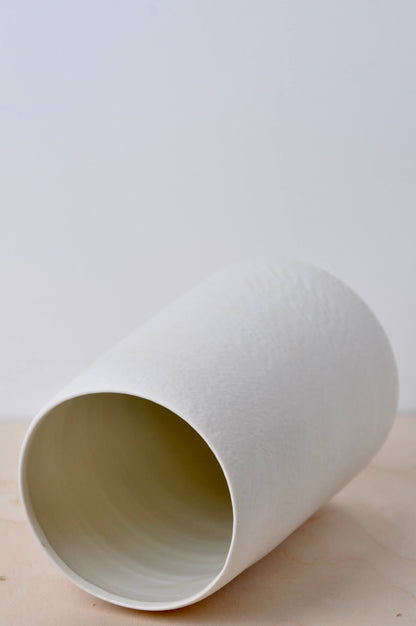 Vases Porcelain Vase with 'Chattering' Effect (various sizes) homeware shops bristol gift shops bristol Nicholas Dover Ceramics