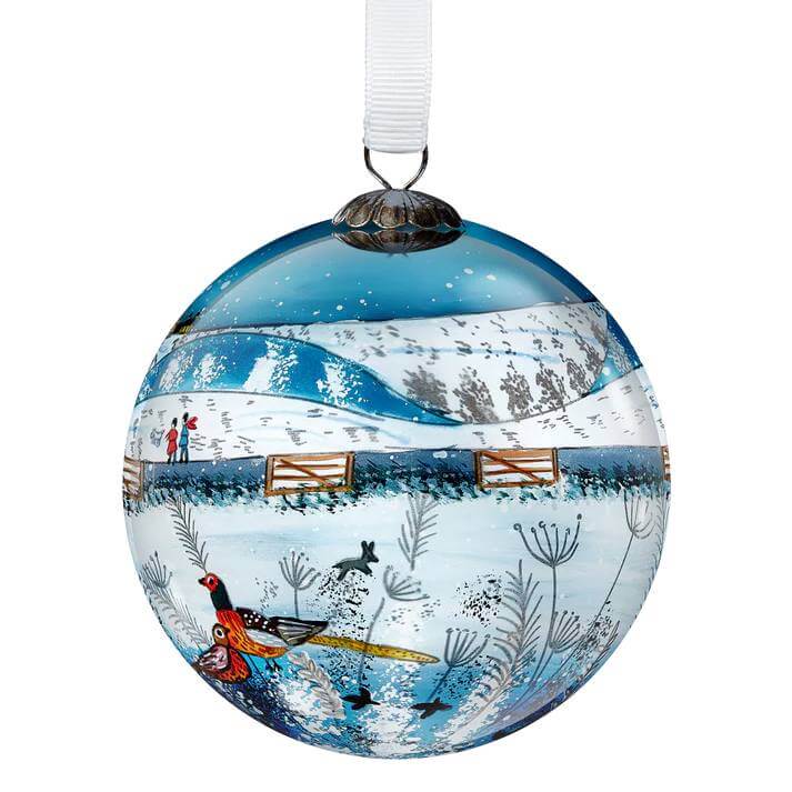 Bauble Pheasants in Snow Bauble homeware shops bristol gift shops bristol Other Lovely Things