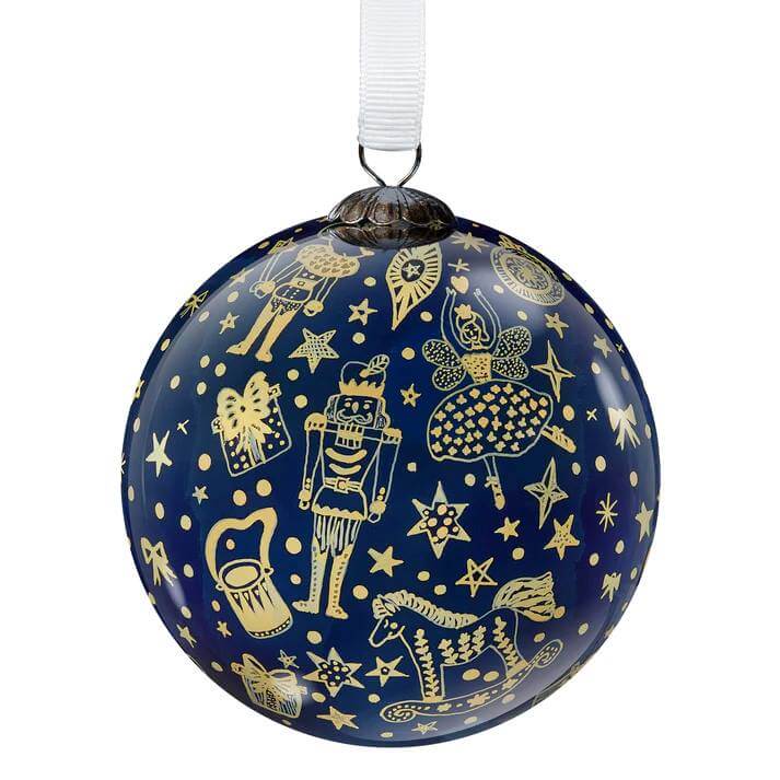 Bauble Red or Blue and Gold Nutcracker Bauble homeware shops bristol gift shops bristol Other Lovely Things