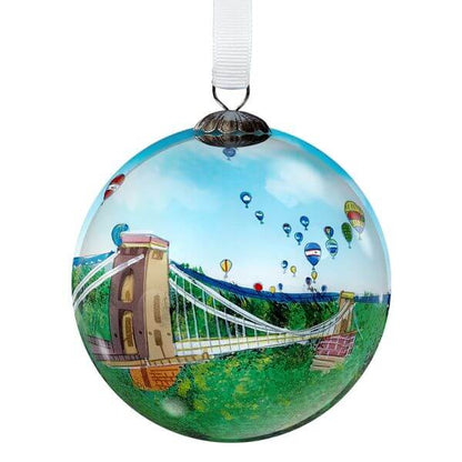 Bauble Bristol Suspension Bridge and Balloons Christmas Bauble homeware shops bristol gift shops bristol Other Lovely Things