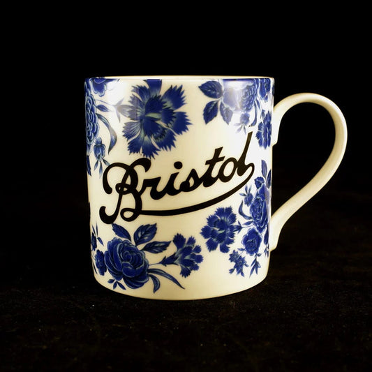 Ceramics Bristol Mug - Blue Rose homeware shops bristol gift shops bristol Peoples Republic Of Stokes Croft