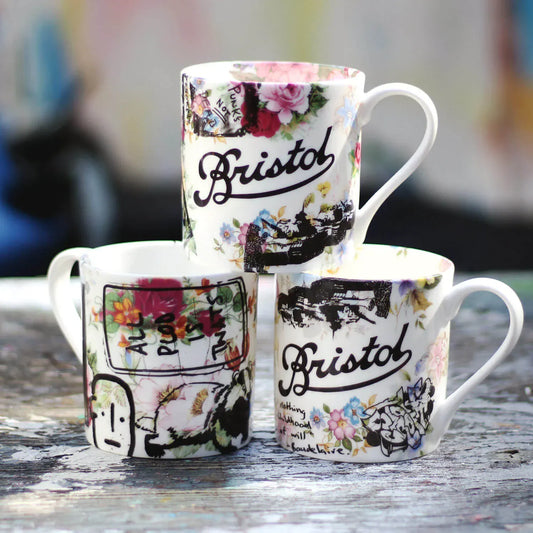 Ceramics Guerilla Gardner Mug - Bone China homeware shops bristol gift shops bristol Peoples Republic Of Stokes Croft