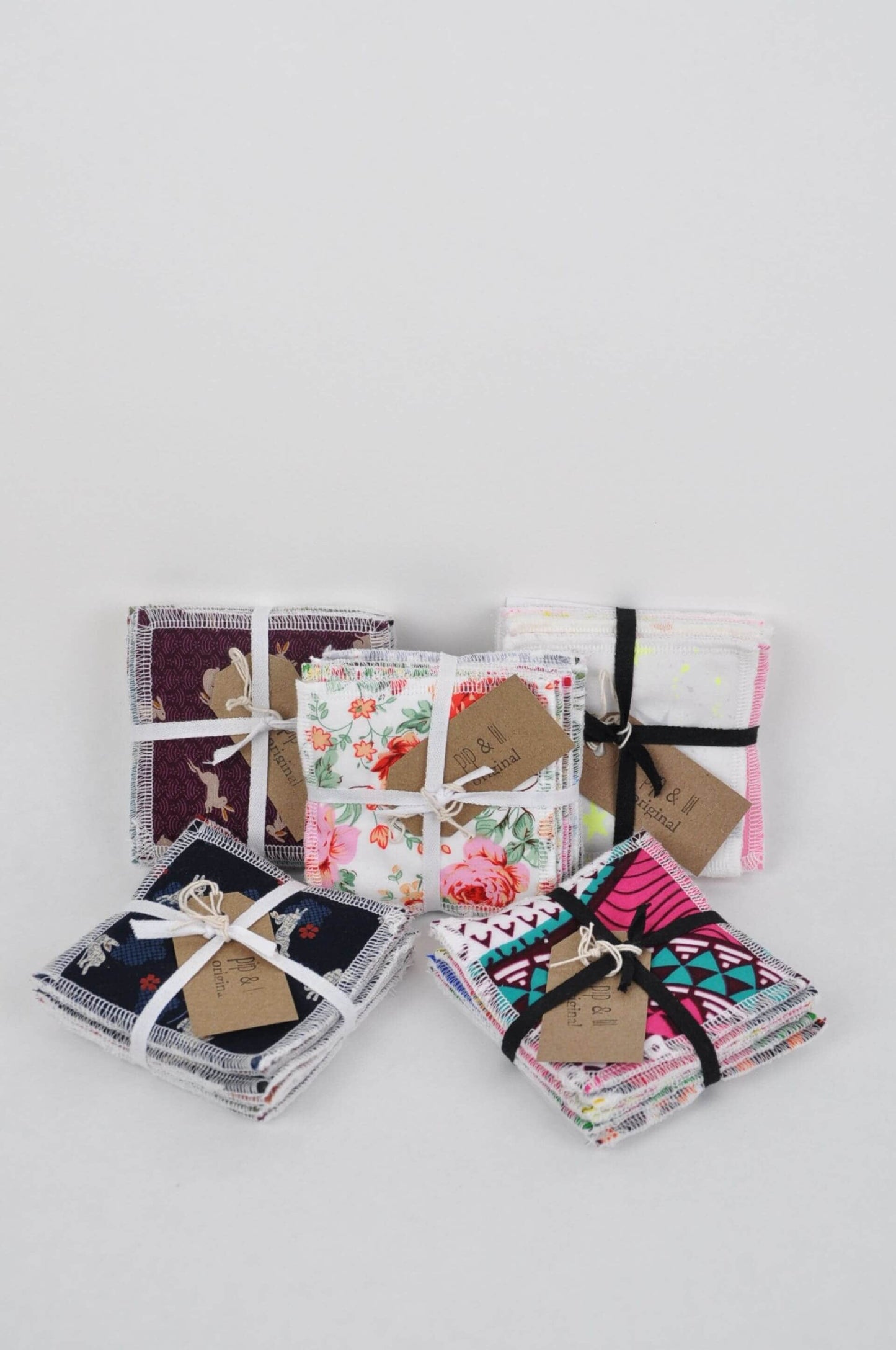 Face Wipes Reusable Face Cloths - Neon homeware shops bristol gift shops bristol Pip & Lil