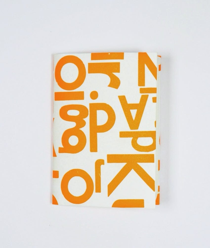 Notebook Cover Hand Printed A6 Notebook (various colours) homeware shops bristol gift shops bristol Princetown Press