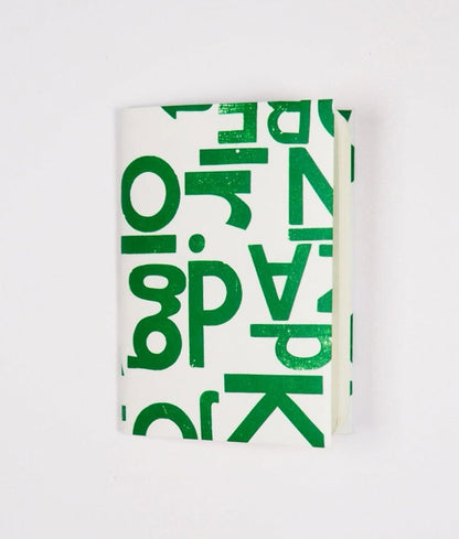 Notebook Cover Hand Printed A6 Notebook (various colours) homeware shops bristol gift shops bristol Princetown Press